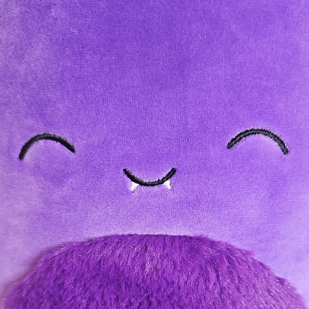 8" Squishmallows Blas Purple Bat Halloween Squad Plush Collectible - Picture 6 of 6